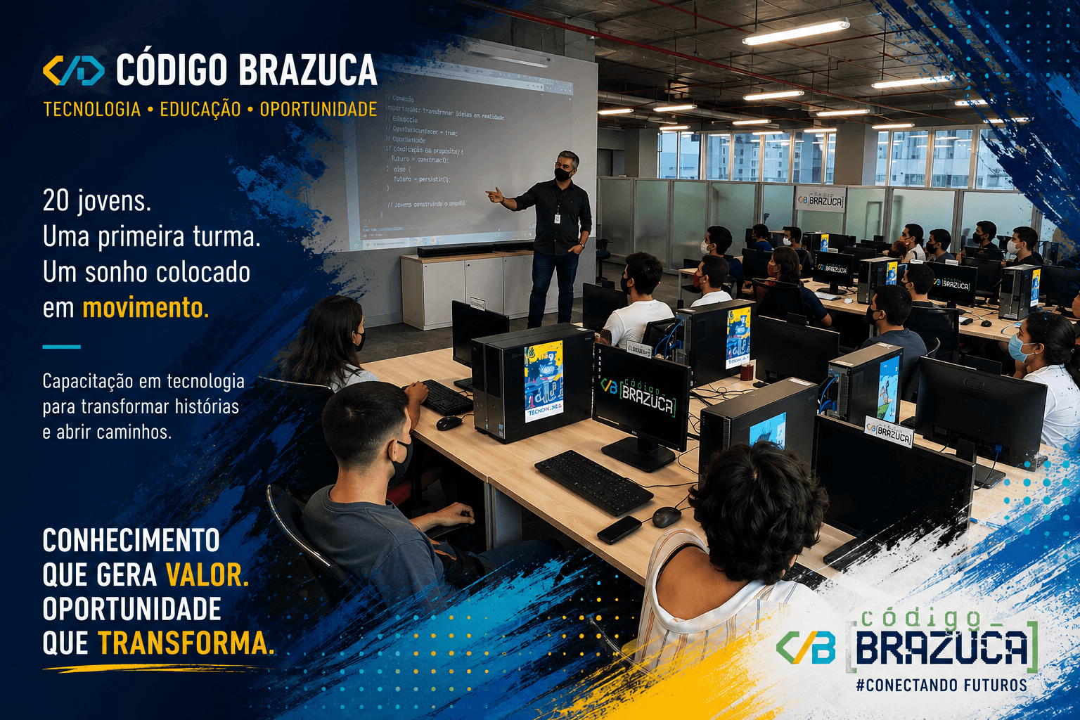 Código Brazuca — tecnologia, educação e oportunidade para jovens